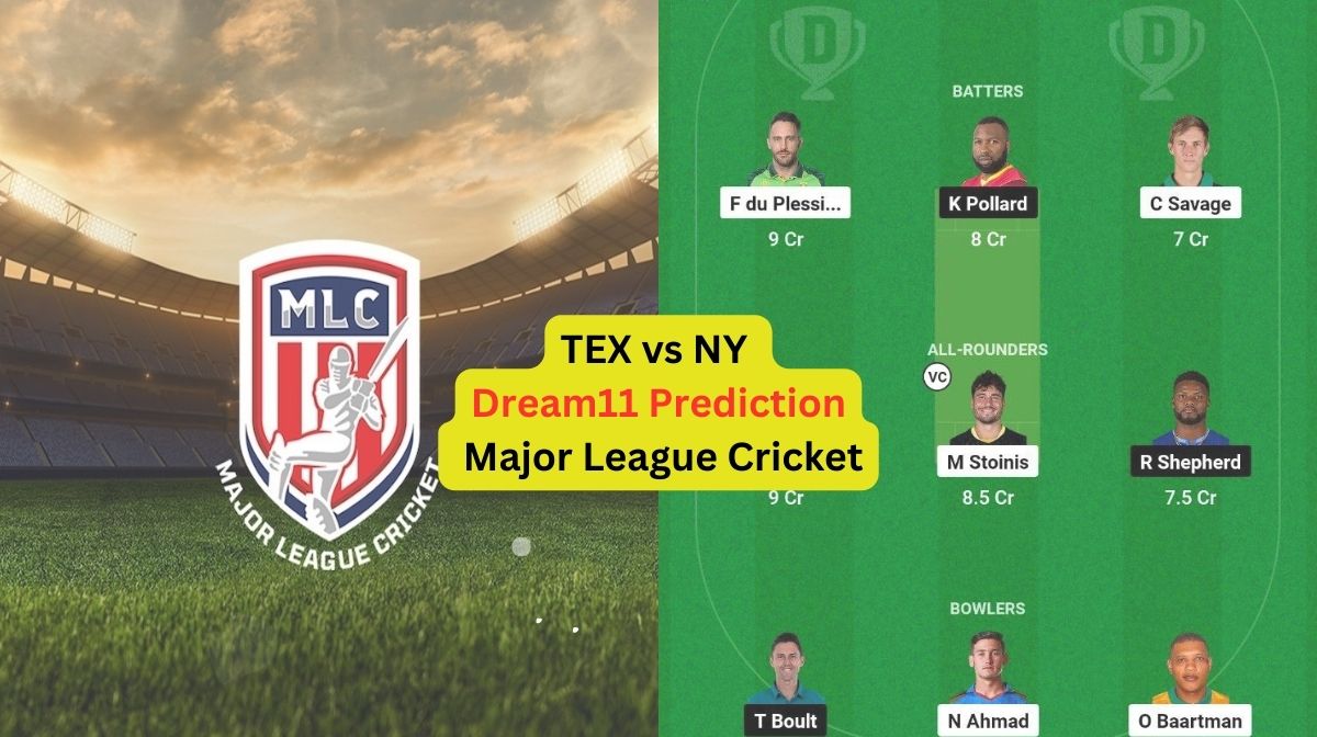TEX vs NY Dream11 Prediction in Hindi