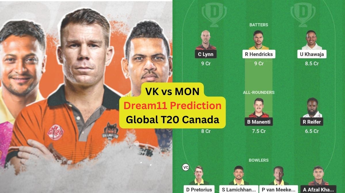 VK vs MON Dream11 Prediction