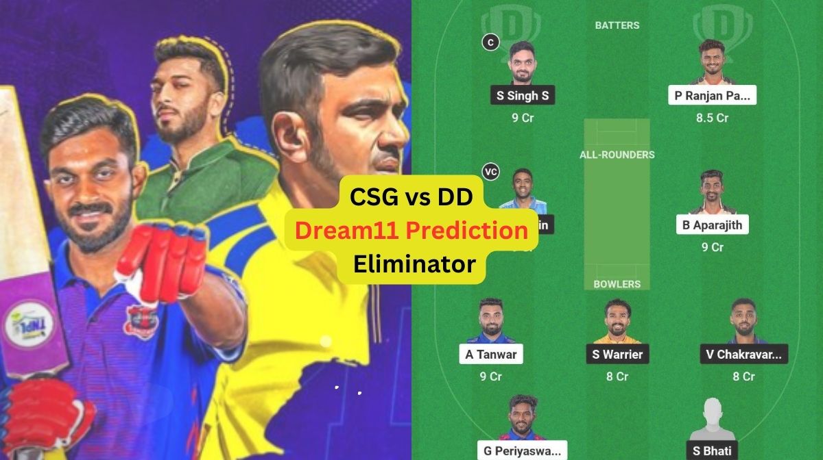 CSG vs DD Dream11 Prediction in Hindi, Eliminator, प्लेइंग इलेवन, पिच रिपोर्ट, Dream11 Team, इंजरी अ...