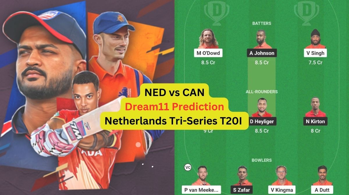 NED vs CAN Dream11 Prediction in Hindi, Match 1, प्लेइंग इलेवन, पिच रिपोर्ट, Dream11 Team, इंजरी अपड...
