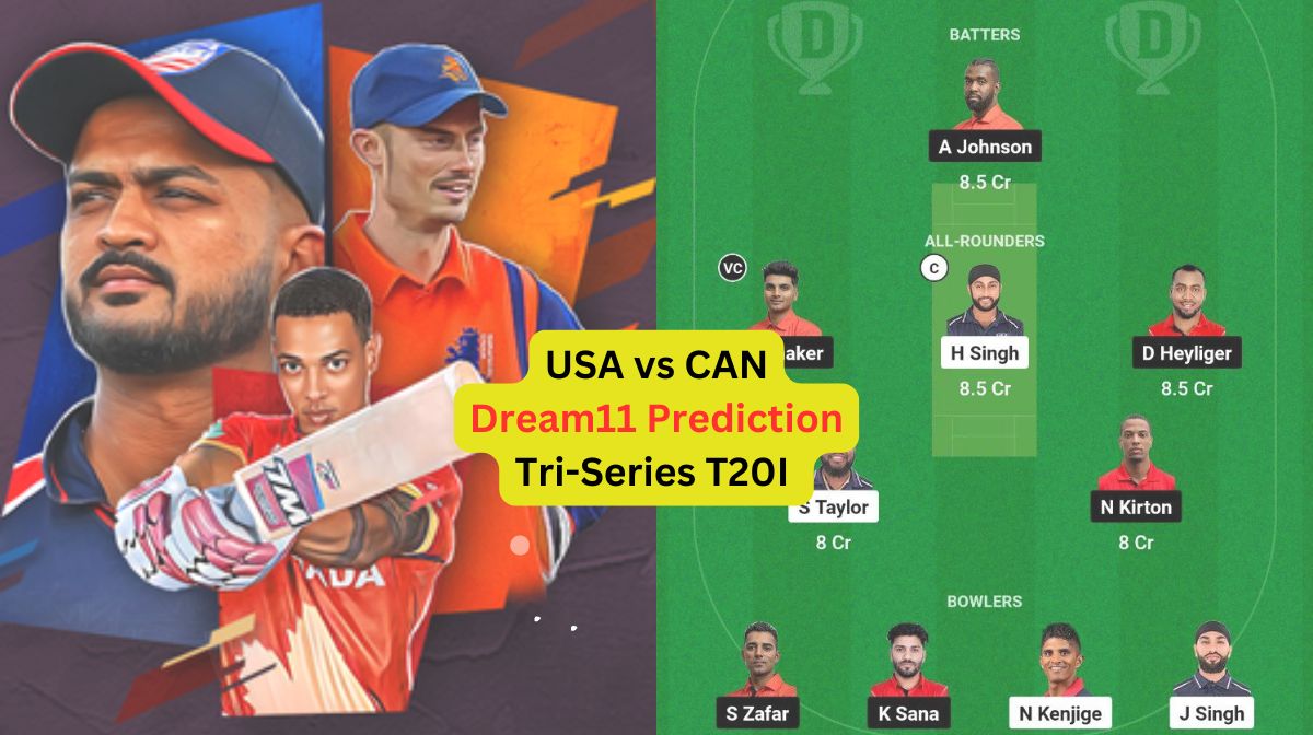 USA vs CAN Dream11 Prediction in Hindi, Match 2, प्लेइंग इलेवन, पिच रिपोर्ट, Dream11 Team, इंजरी अपड...