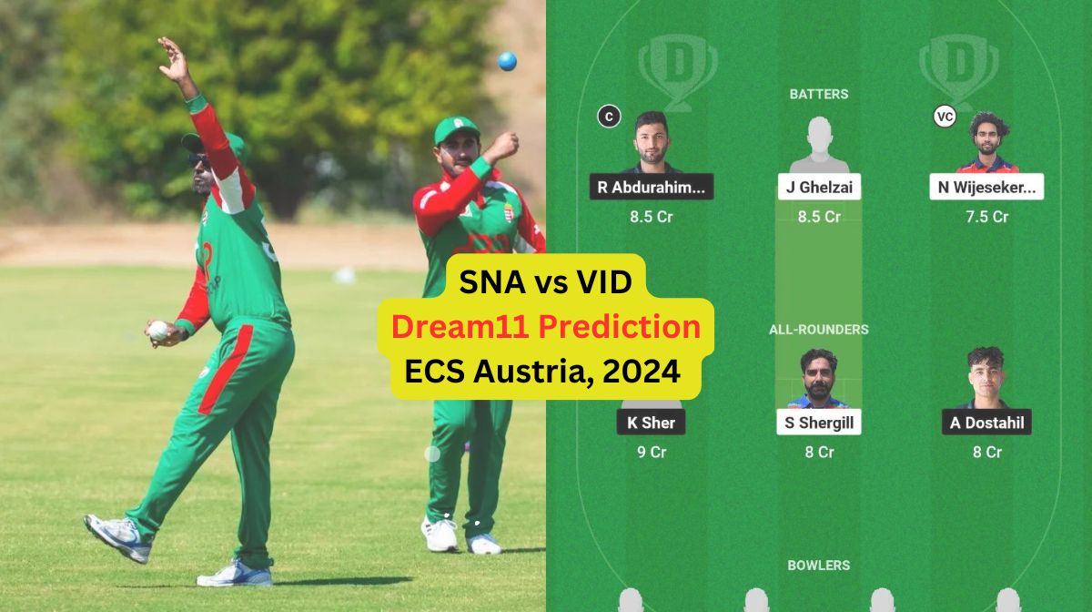 SNA vs VID Dream11 Prediction in Hindi