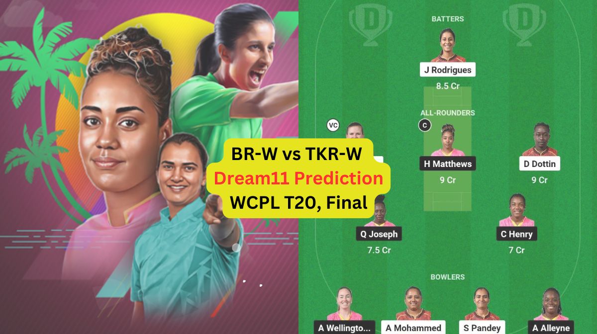 BR-W vs TKR-W Dream11 Prediction in Hindi, Final प्लेइंग इलेवन, पिच रिपोर्ट, Dream11 Team, इंजरी अपड...