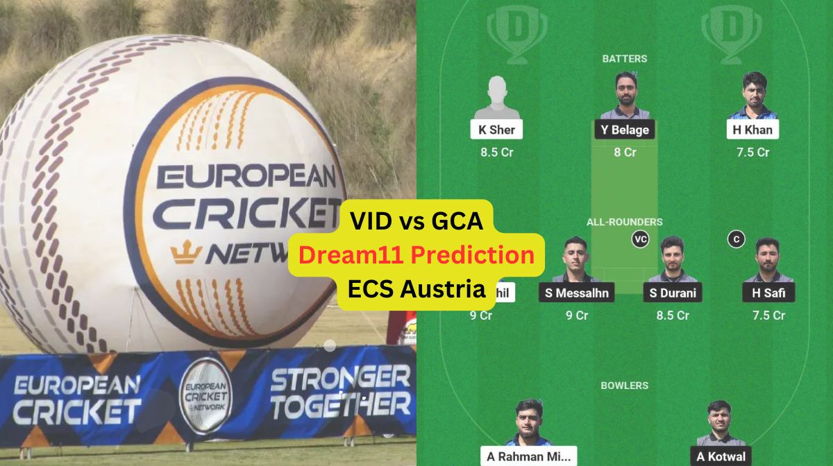 VID vs GCA Dream11 Prediction in Hindi