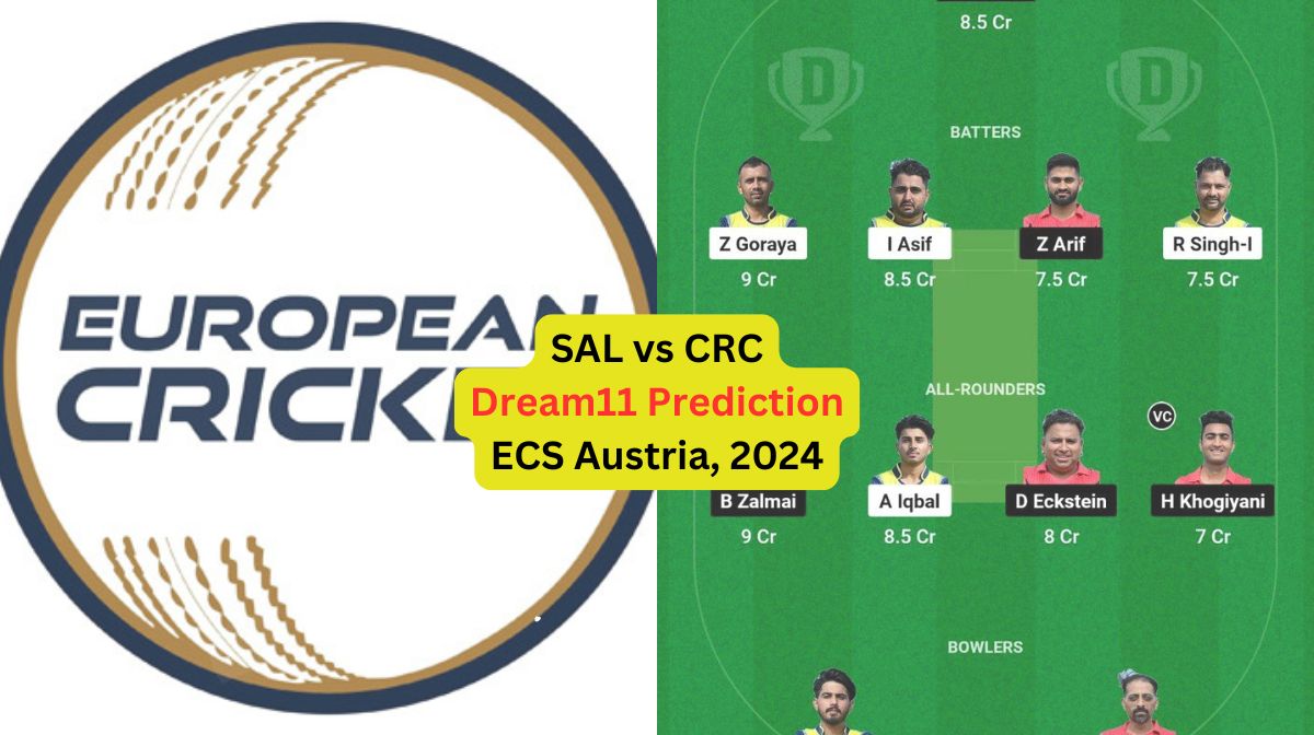 SAL vs CRC Dream11 Prediction in Hindi, Match 52 प्लेइंग इलेवन, पिच रिपोर्ट, Dream11 Team – ECS Aust...