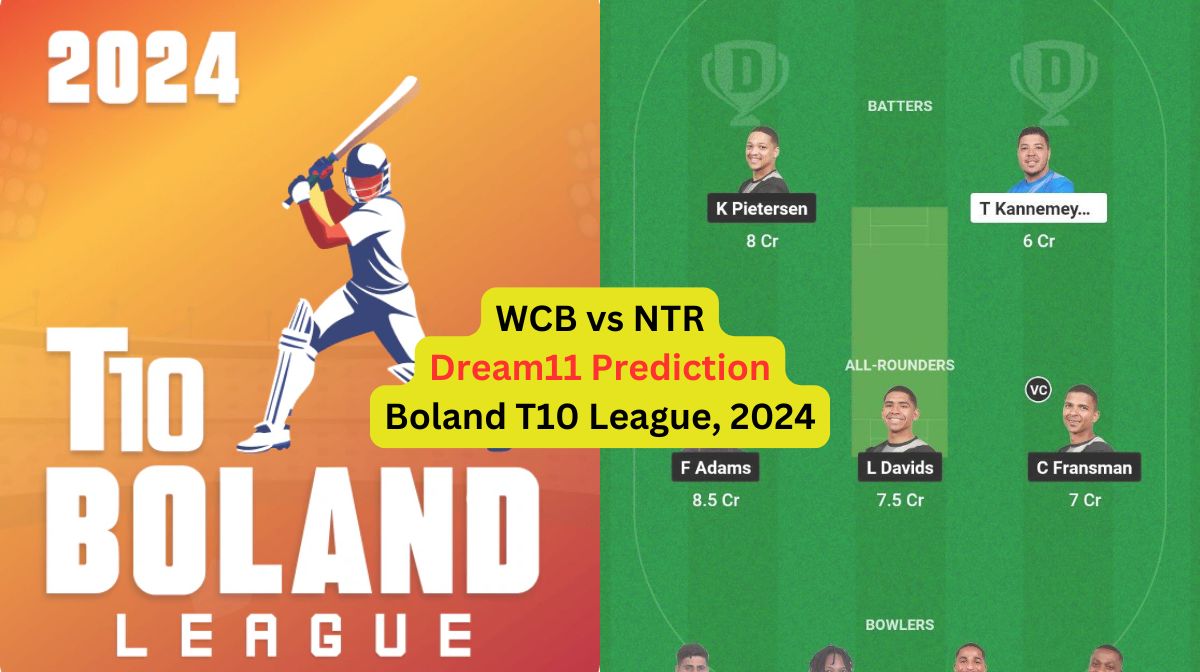 WCB vs NTR Dream11 Prediction in Hindi, Match 10 प्लेइंग इलेवन, पिच रिपोर्ट, Dream11 Team – Boland T...