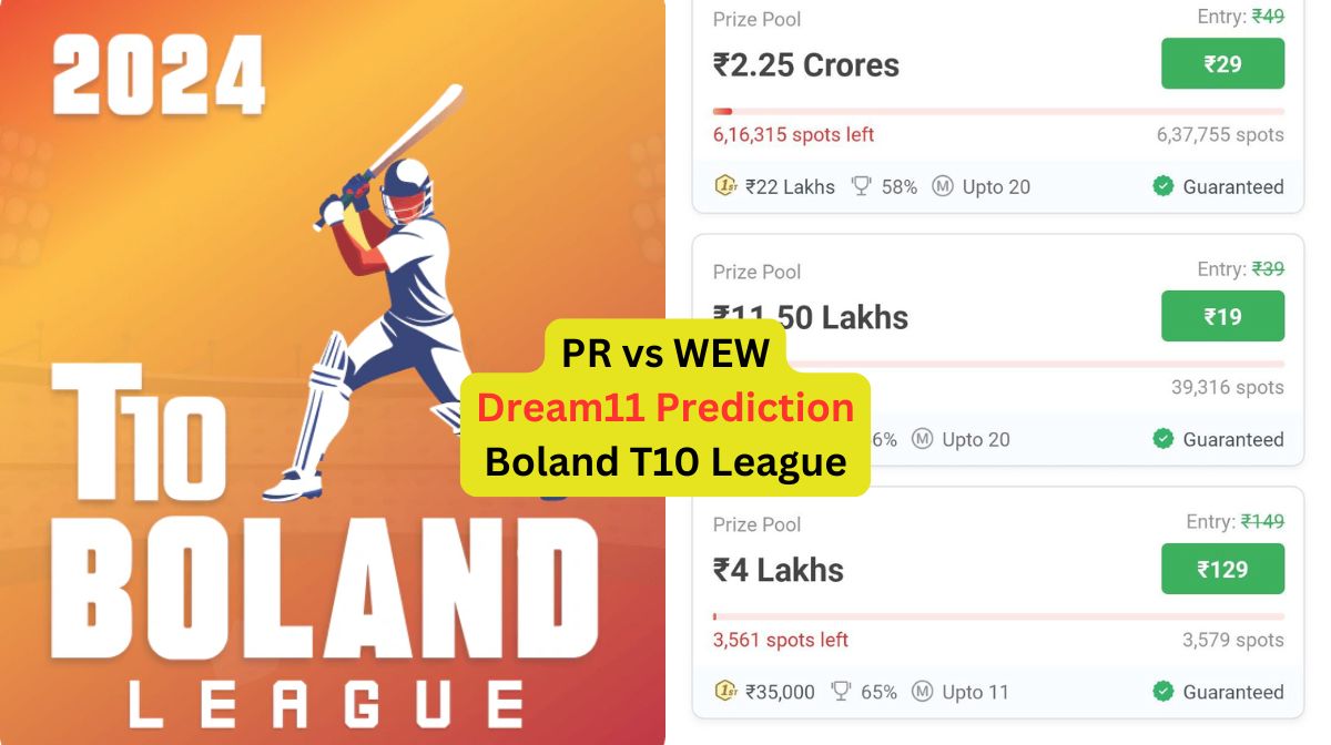 PR vs WEW Boland T10 League