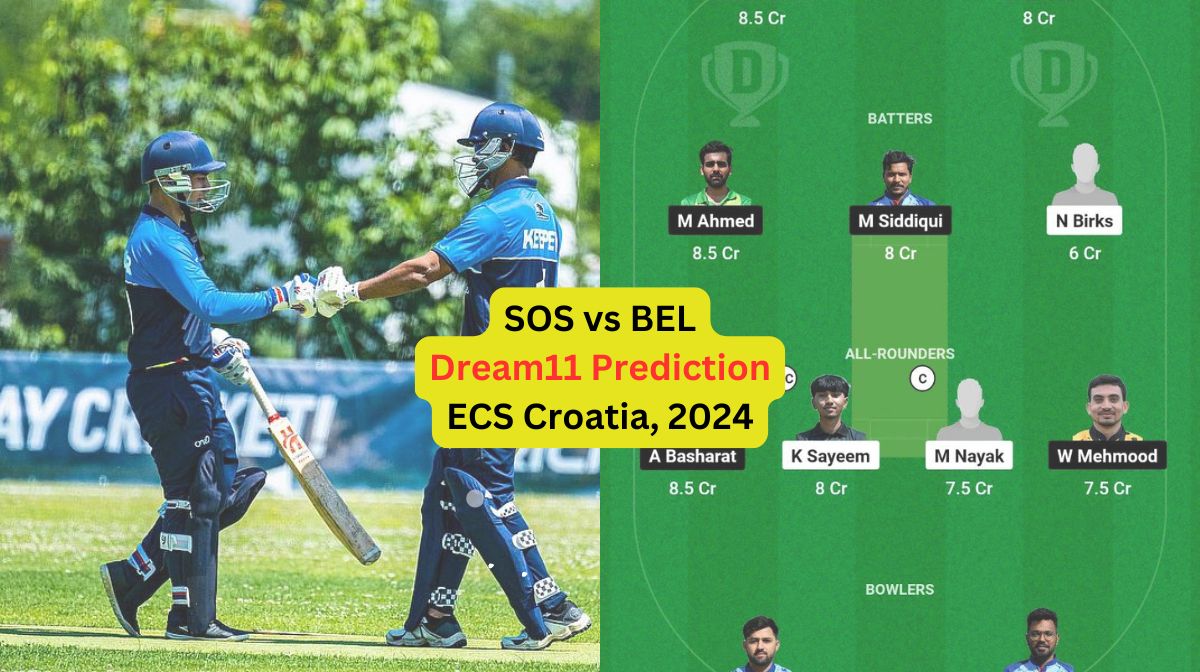 SOS vs BEL Dream11 Prediction in Hindi,