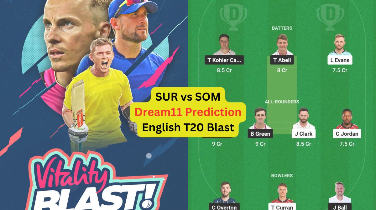 SUR vs SOM English T20 Blast