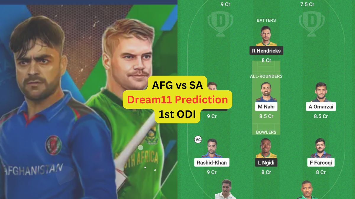 AFG vs SA Dream11 Prediction in Hindi, 1st ODI प्लेइंग इलेवन, पिच रिपोर्ट, Dream11 Team – Afghanista...