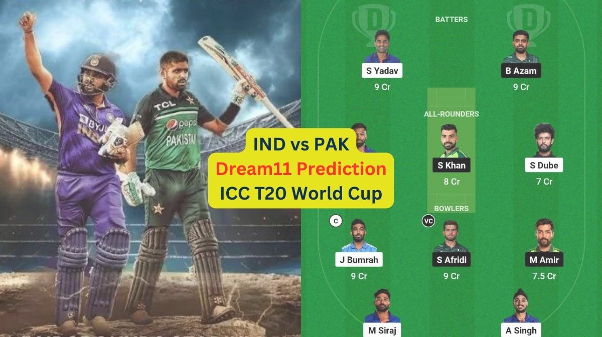 IND vs PAK Dream11 Team