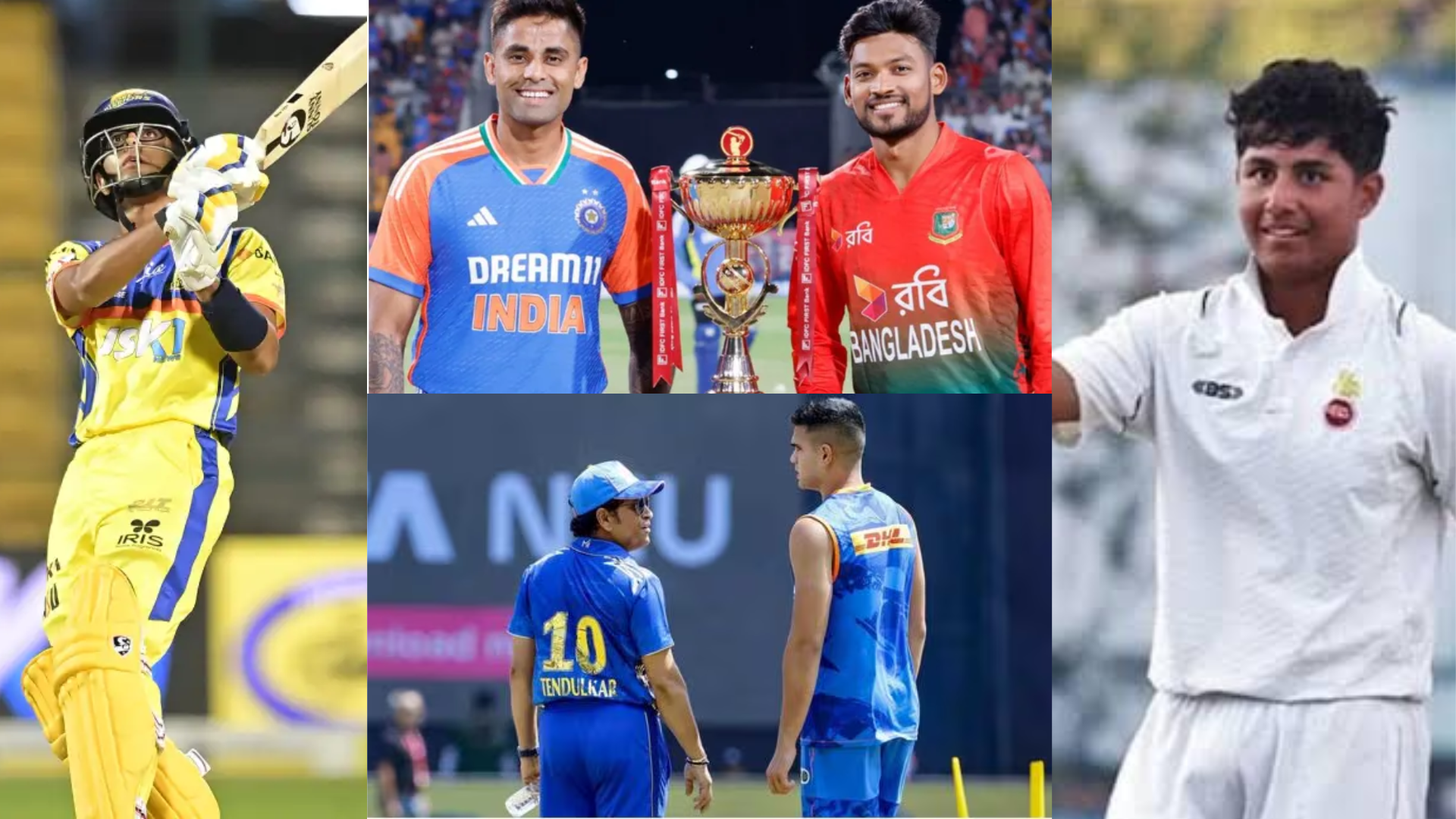 द्रविड़ और सहवाग के बेटे का डेब्यू, सचिन का बेटा फिर बाहर, बांग्लादेश के खिलाफ टी20 सीरीज के लिए ऐसी...
