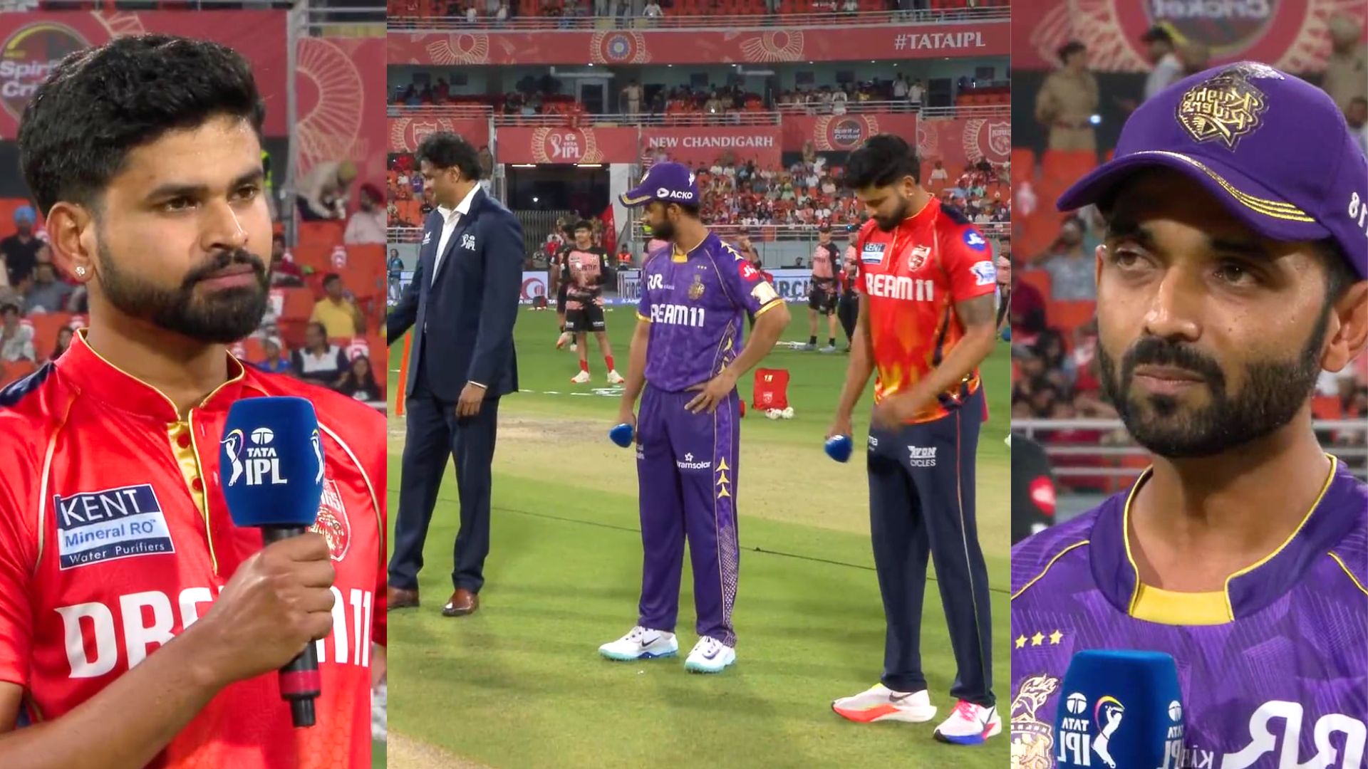 PBKS vs KKR: पंजाब किंग्स ने टॉस जीतकर चुनी बल्लेबाजी, कोलकाता की प्लेइंग-XI में एक बड़ा बदलाव