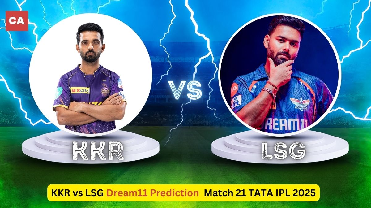 KKR vs LSG Match 21 TATA IPL, 2025