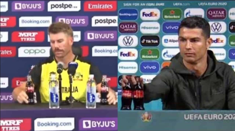 David Warner Copy Cristiano Ronaldo-T20 World Cup 2021