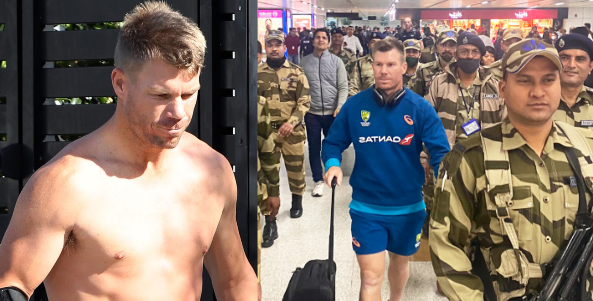 david warner Sripped his Cloths at airport by security after scanner shows hotspot on private part