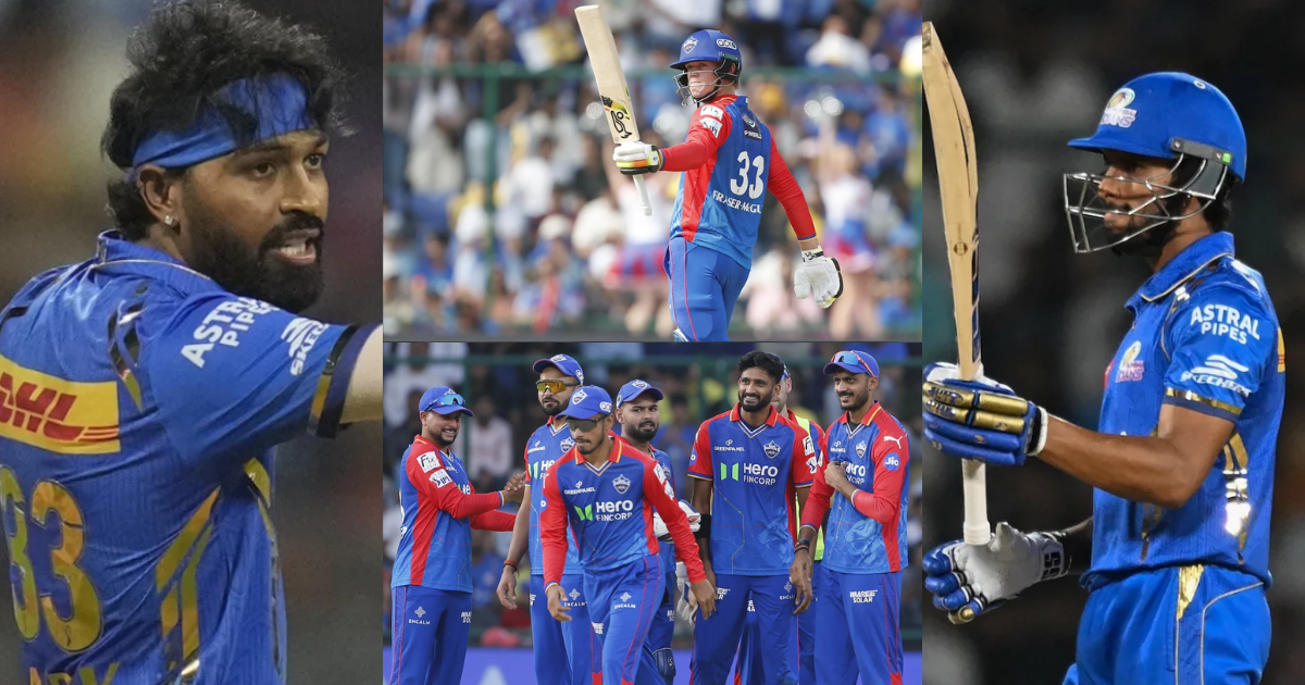 DC vs MI: ऋषभ पंत के इस दांव ने तोड़ा हार्दिक का घमंड, 258 के लक्ष्य के औंधे मुंह गिरा MI, बेकार गई त...