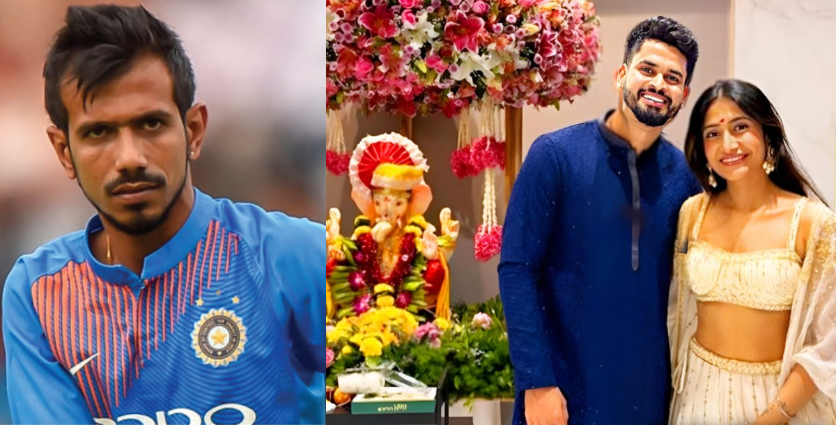 dhanashree and shreyas iyer seen together in ganesh chaturthi celebration video goes viral