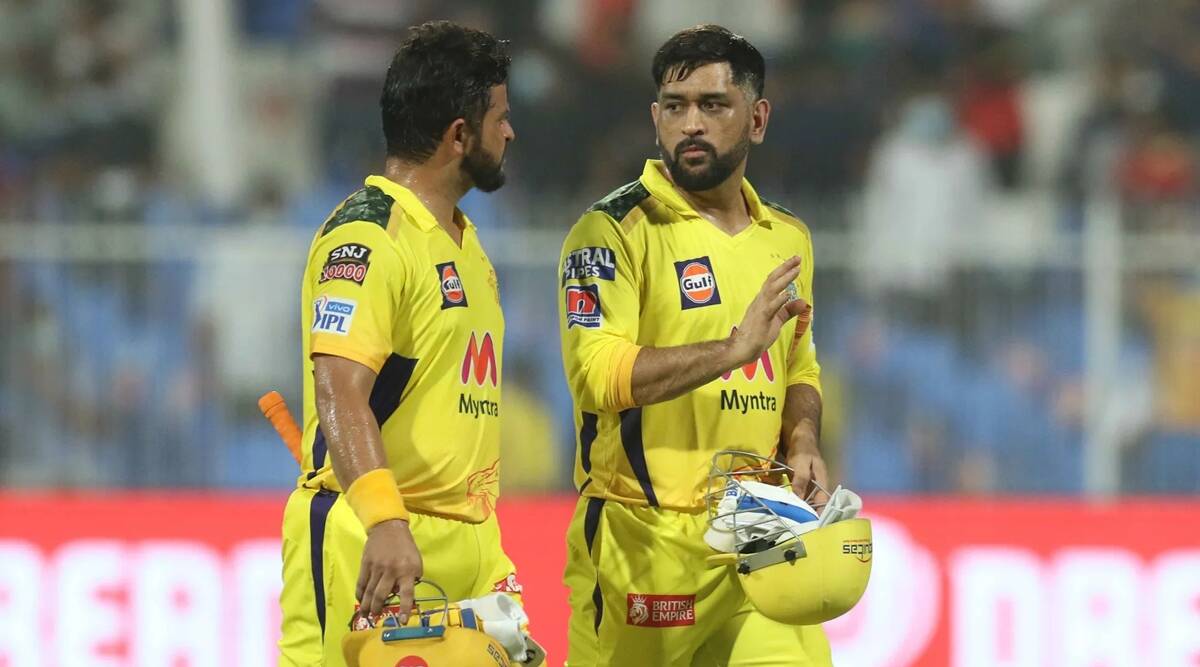 dhoni and raina