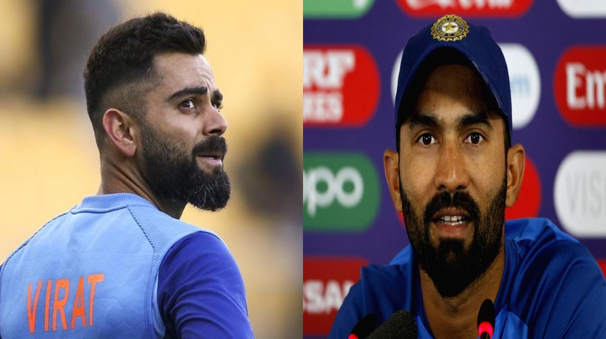 dinesh karthik-virat