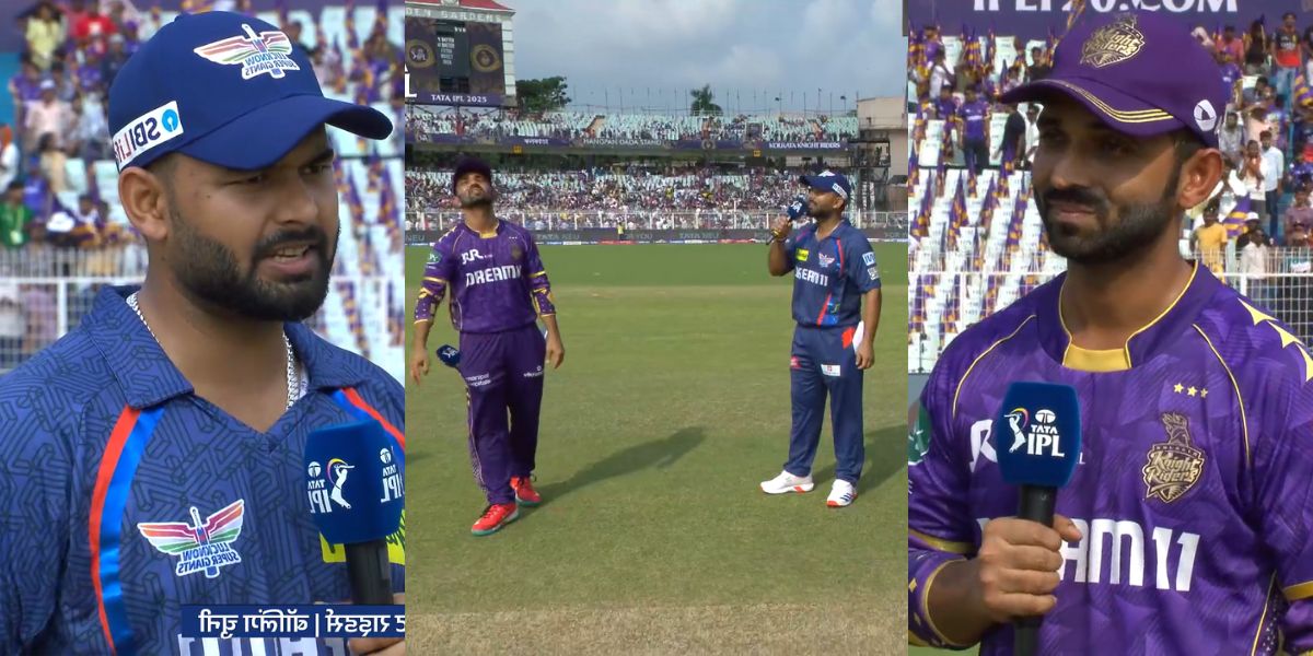 Kolkata Knight Riders Won the Toss and Decided to Bowl against Lucknow in KKR vs LSG 21th IPL 2025 m...
