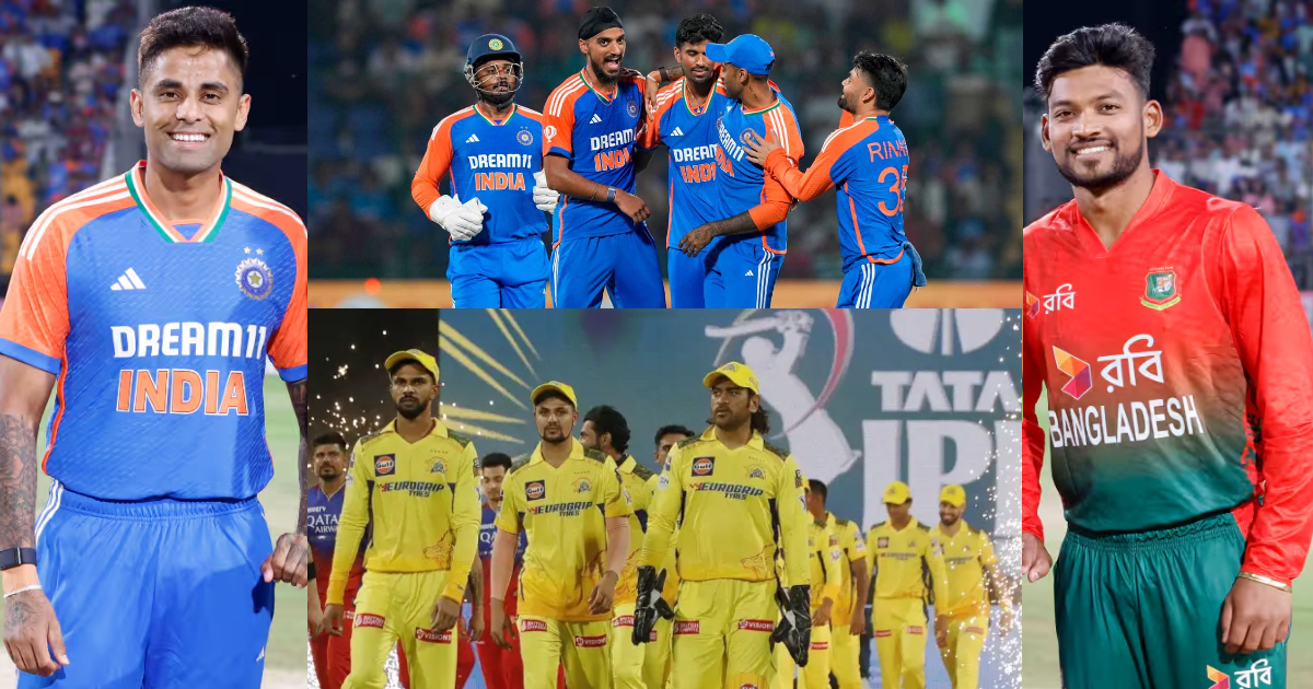 बांग्लादेश टी20 सीरीज के लिए 16 सदस्यीय Team Indi का चयन! CSK के 3 खिलाड़ियों की वापसी