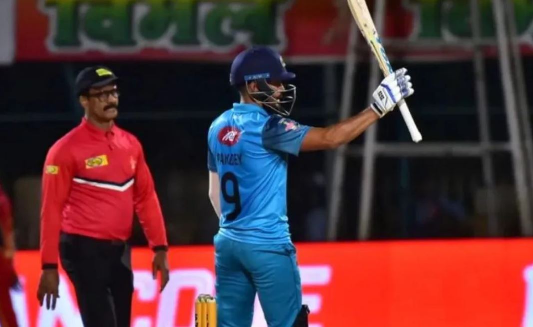 Team India player manish pandey hits half century in 26 balls at maharaja t20 league