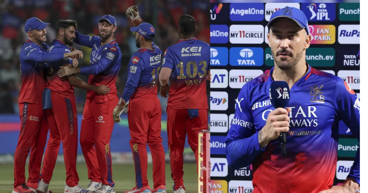RCB की लगातार 5 जीत के बाद गदगद हुए Faf Du Plessis, 20 लाख के इस खिलाड़ी को दिया श्रेय