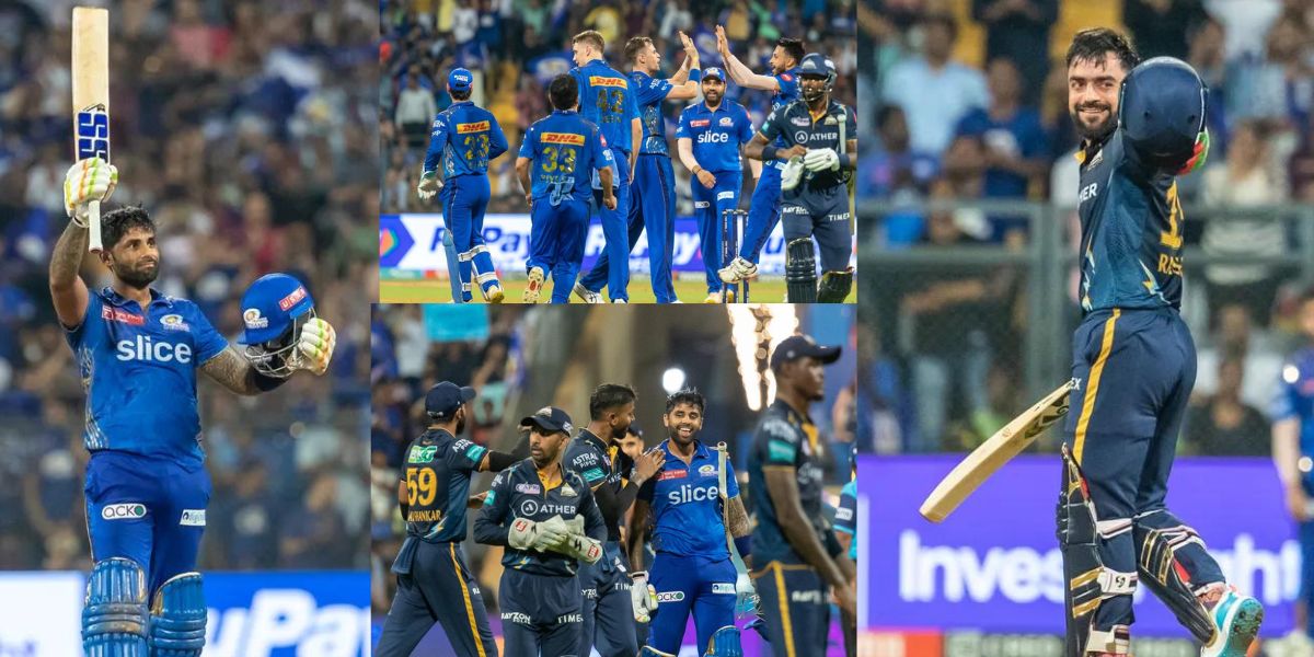 MI vs GT Match Highlights: IPL का पैसा वसूल मुकाबला, सूर्या-राशिद ने बल्ले से जमाया रंग, मुंबई की जी...