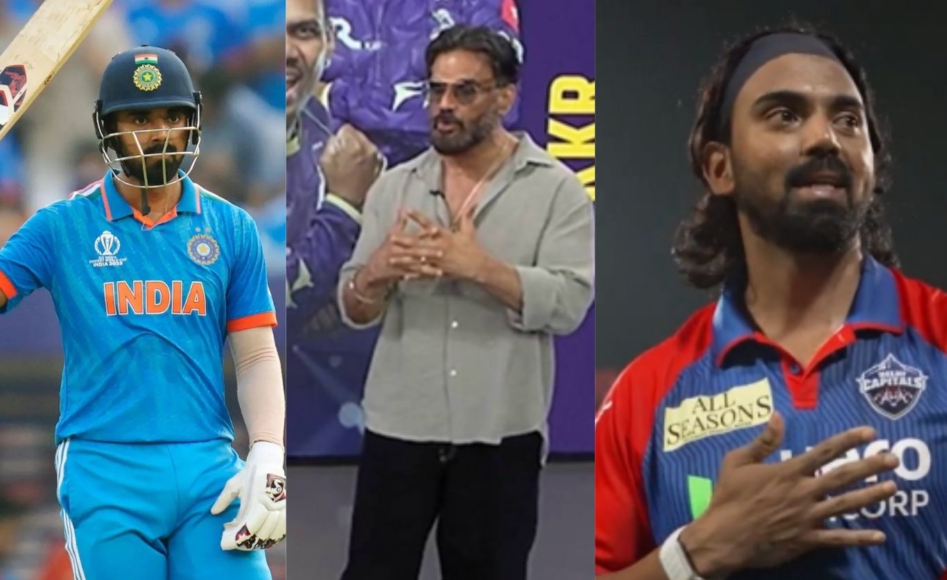 Sunil Shetty, KL Rahul, Team India