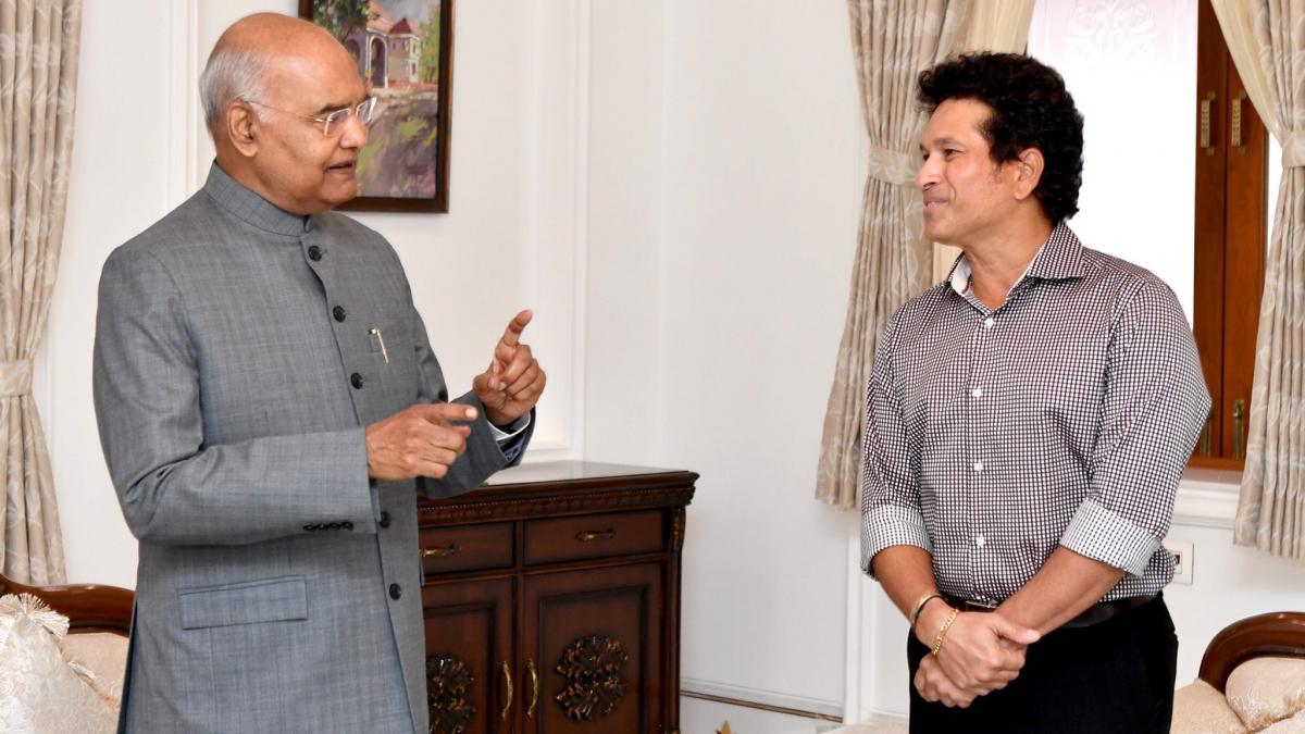 Ramnath Kovind-Sachin Tendulkar