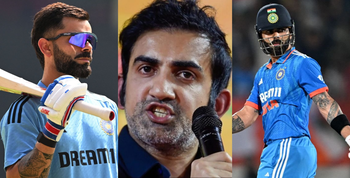 gautam gambhir got angry after hearing virat kohli related question