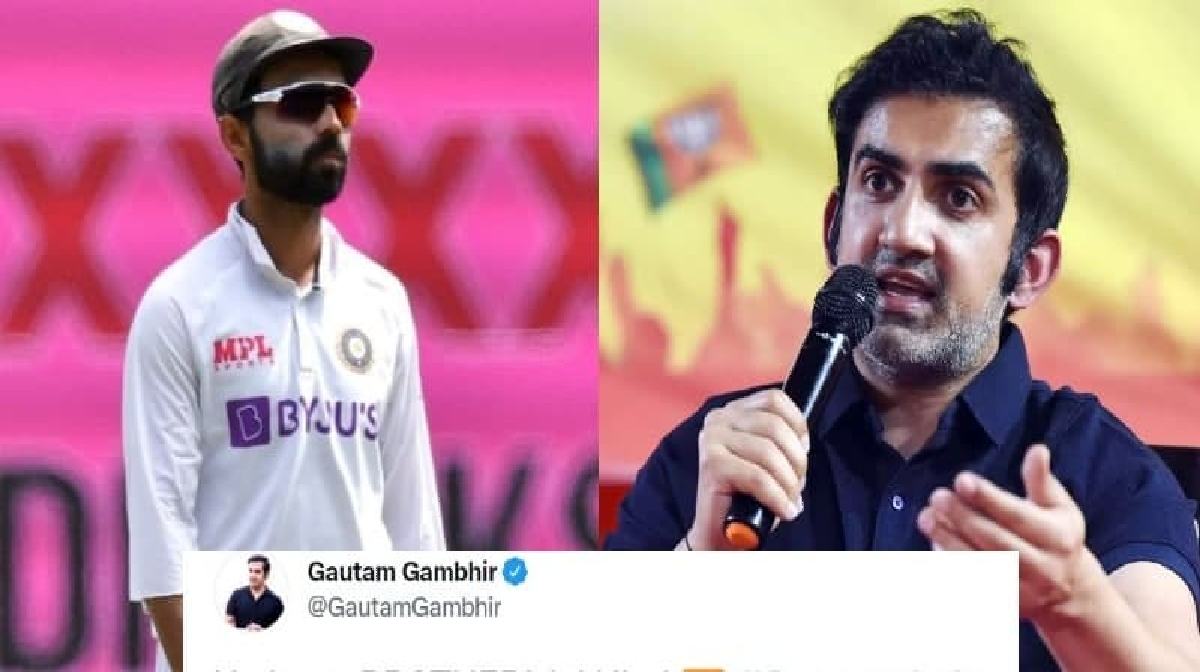 gautam gambhir irfan pathan on ajinkya rahane
