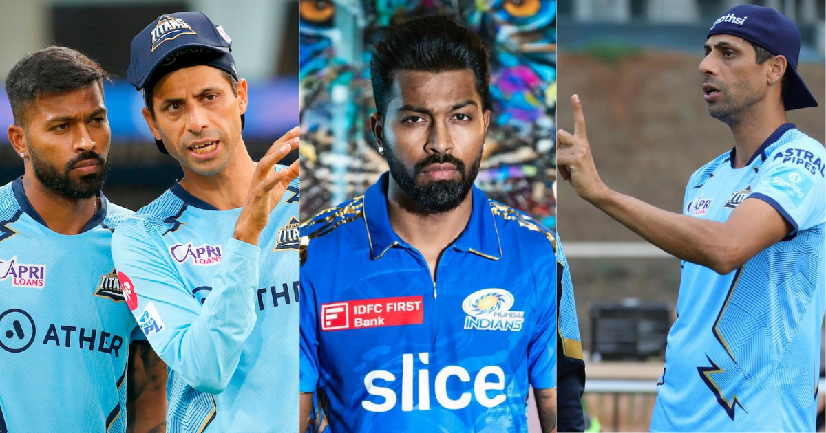 video gt coach ashish nehra break silence on hardik pandya joining MI ahead of ipl 2024