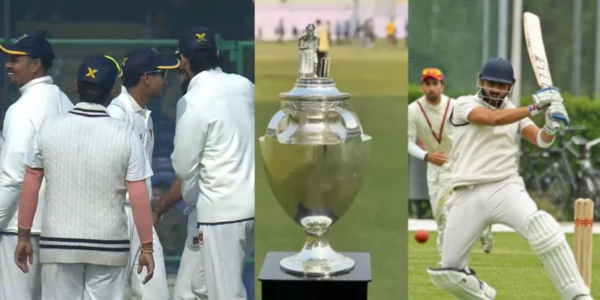 taruwar kohlis storm in ranji played a big innings with a strike rate of 75 completed triple century