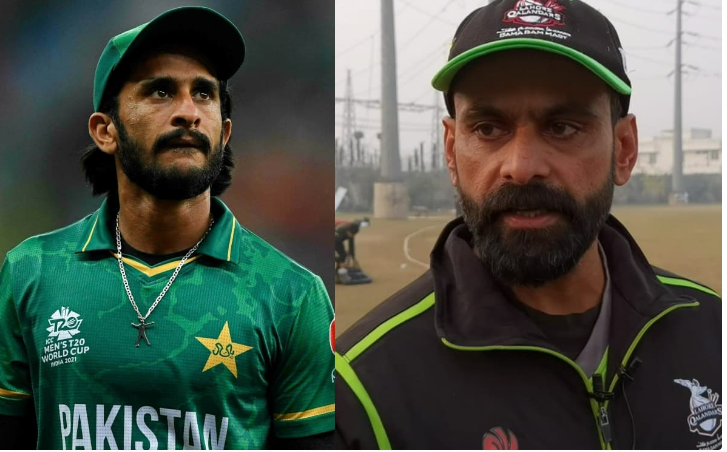 Mohammad Hafeez on Hasan Ali