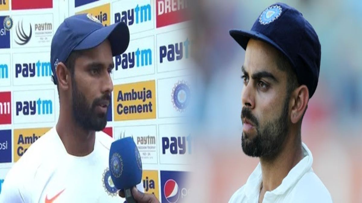 hanuma vihari-virat kohli
