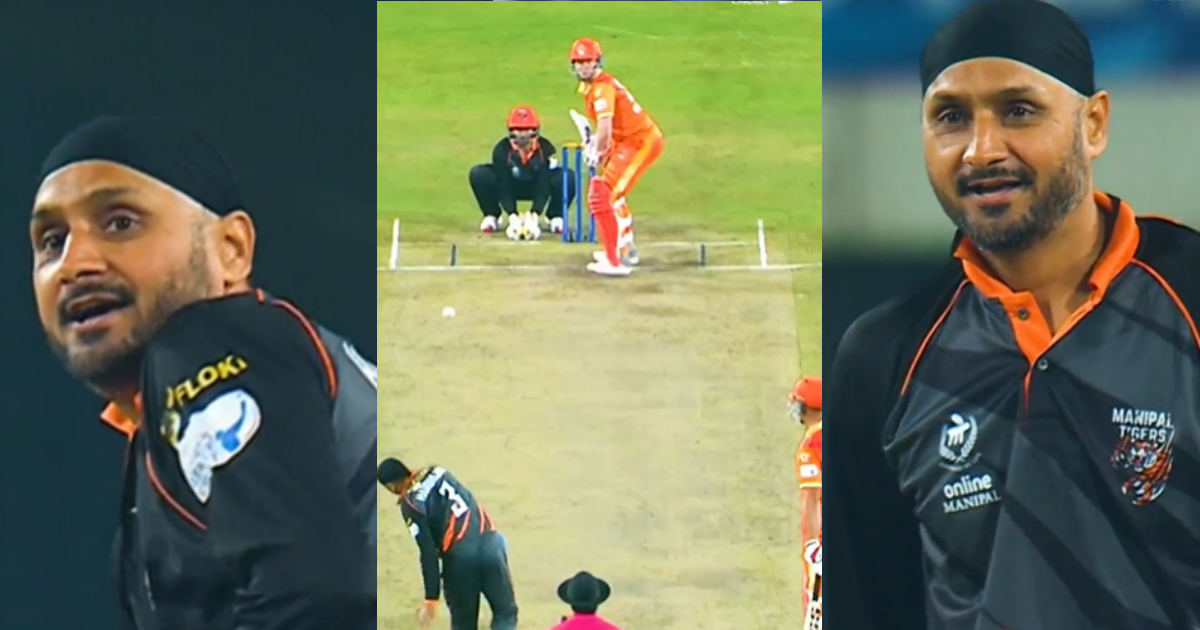 VIDEO: Harbhajan Singh की फिरकी पर नाचे बल्लेबाज, 43 की उम्र में मचाया कोहराम, झटक लिए इतने विकेट