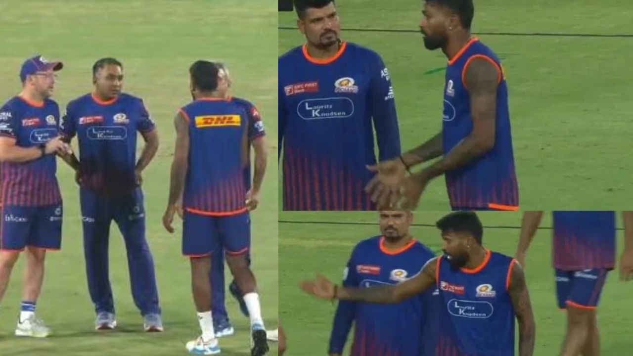 Hardik Pandya and Mahela Jayawardene