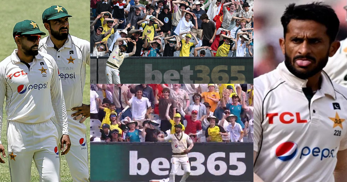 hasan ali dance with audience at mcg during aus vs pak 2nd test match video viral