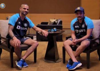 शिखर धवन और पृथ्वी शॉ ने खेला म्यूजिक एंड माइम गेम, BCCI ने ट्विटर पर डाला वीडियो