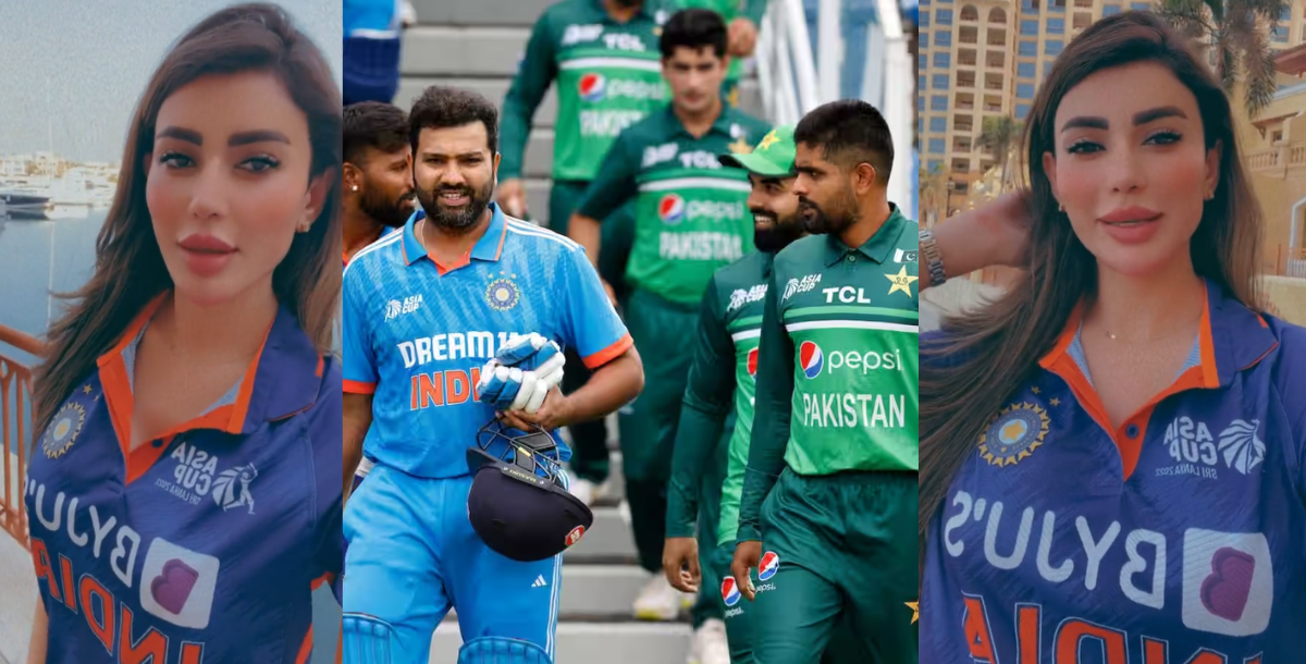 ind vs pak afghanistan model wazhma ayoubi supporting team india against pakistan