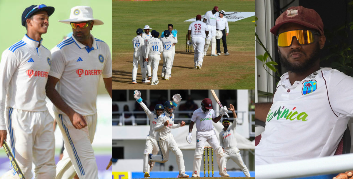 india beat west indies by an inning and 141 runs in 1st test