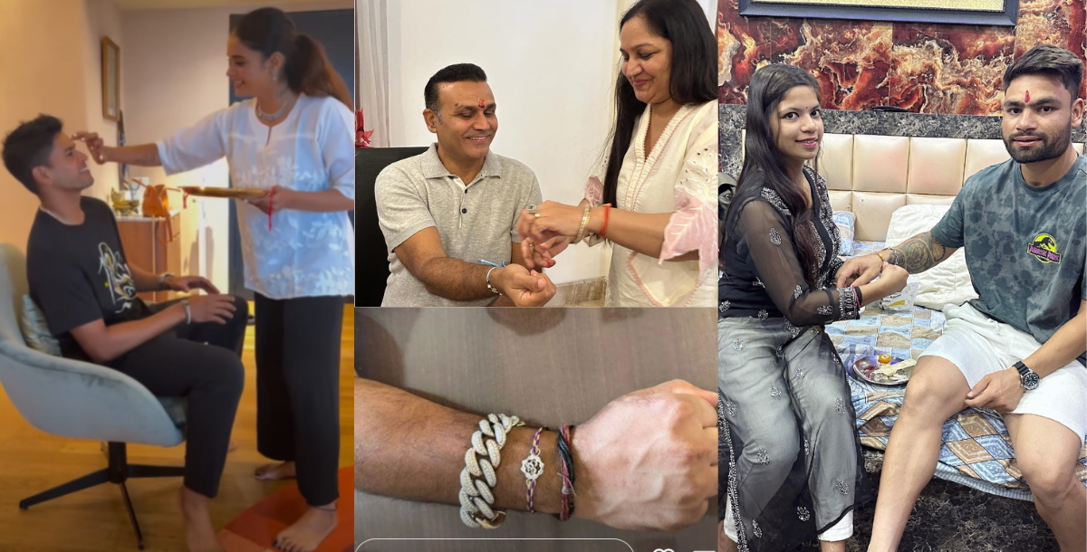 indian cricketers celebrate raksha bandhan 2023 in this style see beautiful pictures
