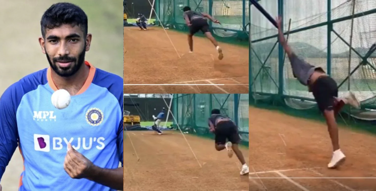 Jasprit Bumrah ने शुरू की 150KMPH की स्पीड से गेंदबाजी, 2 बार फूटने से बचा बल्लेबाज का सिर, VIDEO हु...