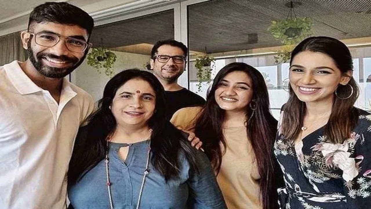 Jasprit Bumrah's Family