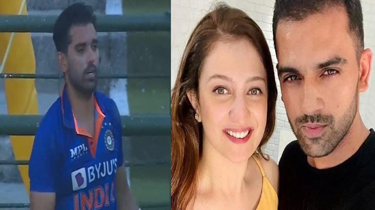 jaya bhardwaj appreciates fiance deepak chahar after the 3rd odi