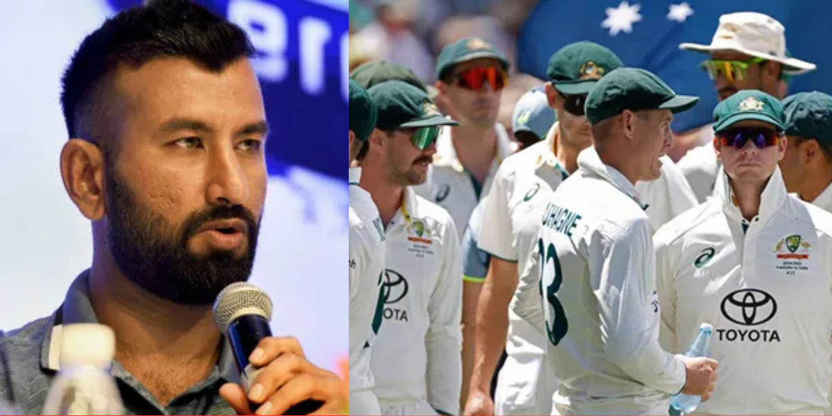 Cheteshwar Pujara got angry at this Australian player in live commentary said I want to hit him with...