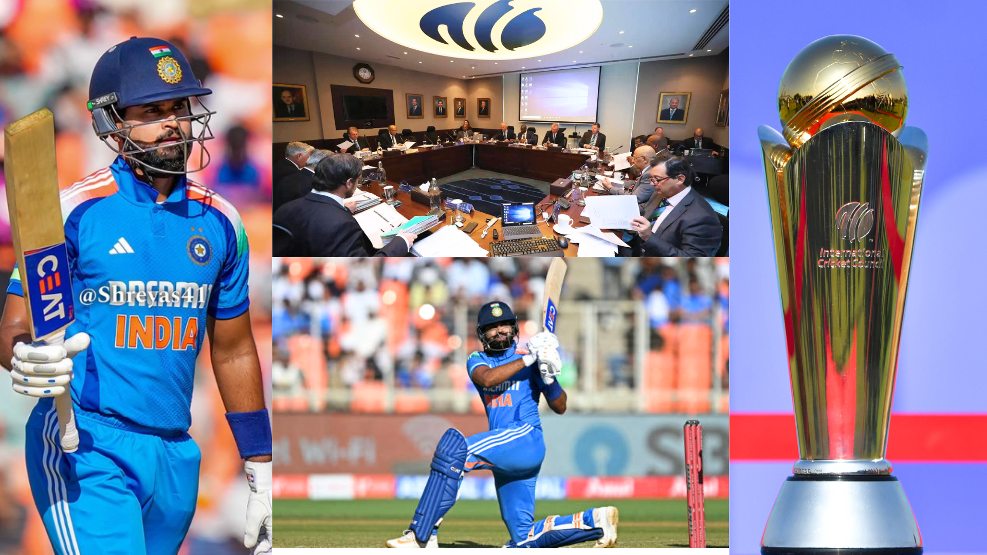 चैंपियंस ट्रॉफी 2025 में उतरने से पहले Shreyas Iyer पर ICC हुआ मेहरबान, किया कुछ ऐसा होगा करोड़ो भार...