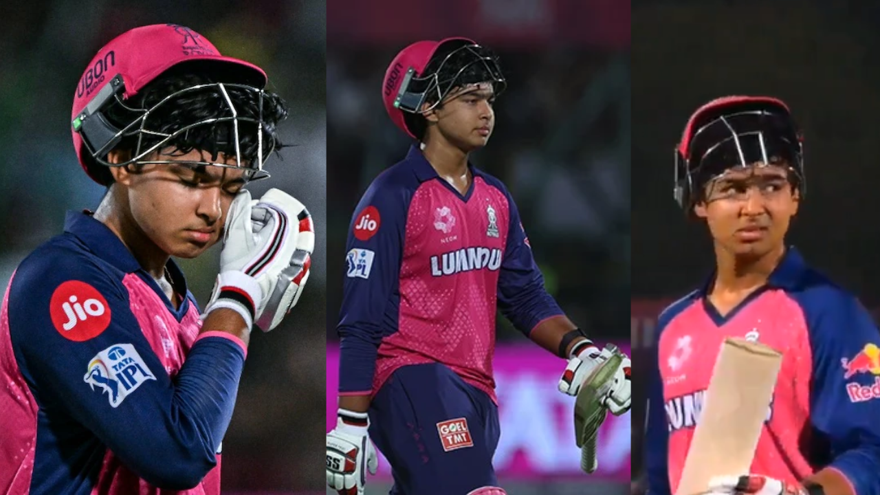 vaibhav suryavanshi ipl 2025 out cry video
